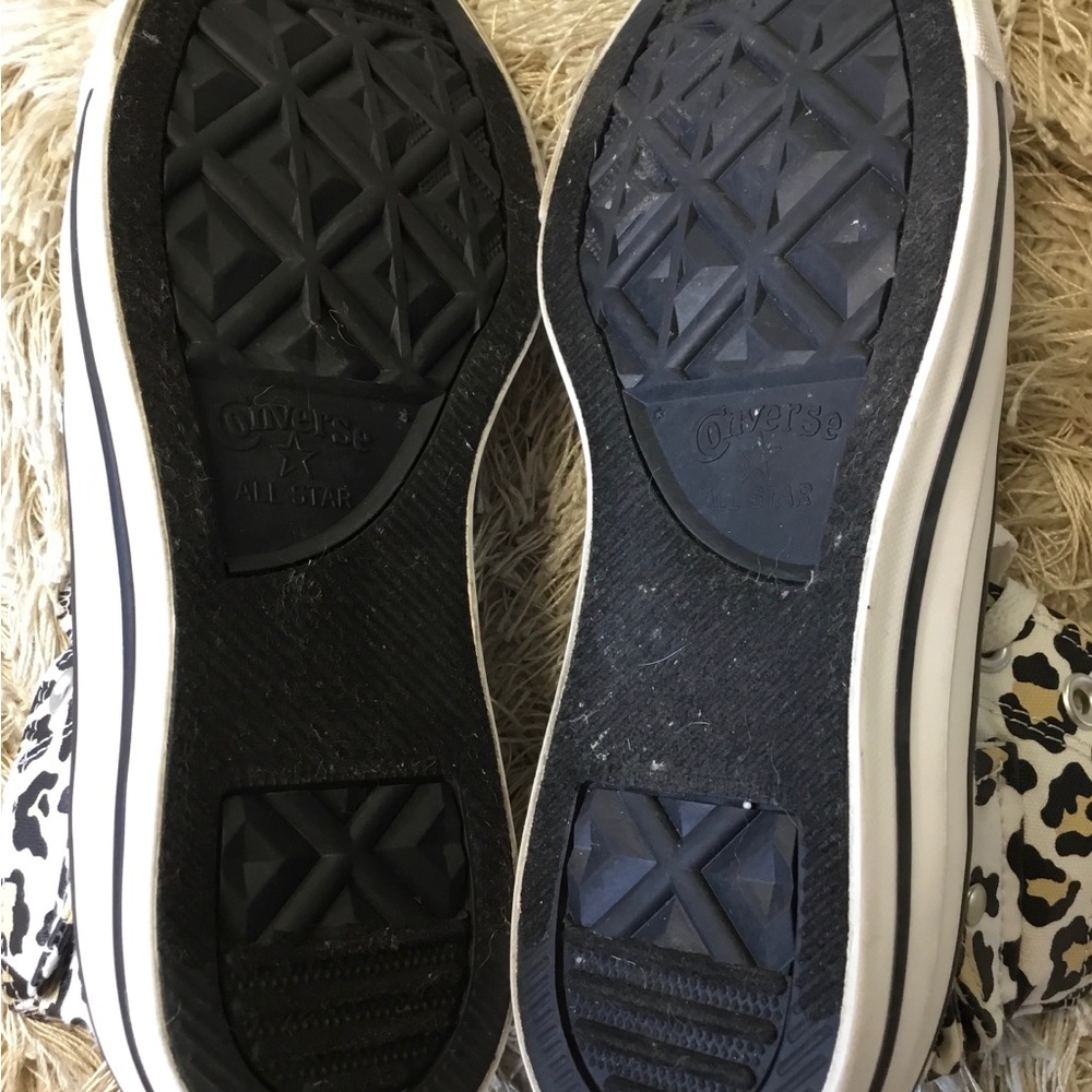 CONVERSE Men’s 5 Women’s 7 LEOPARD CHUCK TAYLOR SNEAKER SHOES SIDE POCKET - Picture 5 of 6